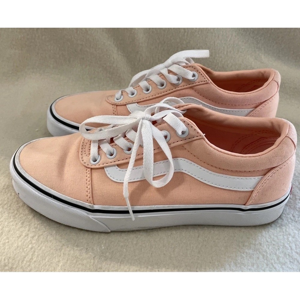 Vans Ward Canvas Tropical Peach Women's Shoes Size 7 Skate Sneakers Low Top